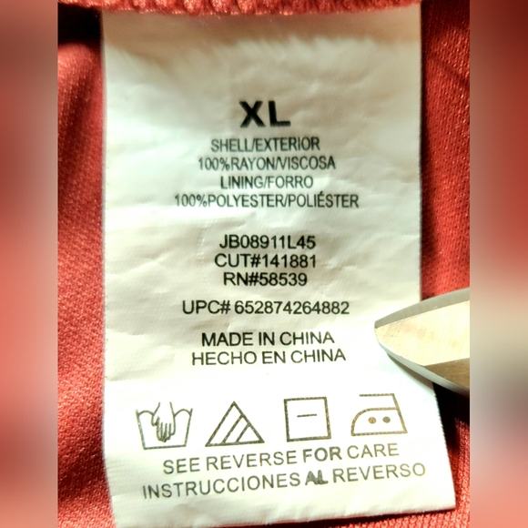 Speechless Brick Red A-Line 1 Ruffle Mid Calf Skirt Size XL - Picture 7 of 7